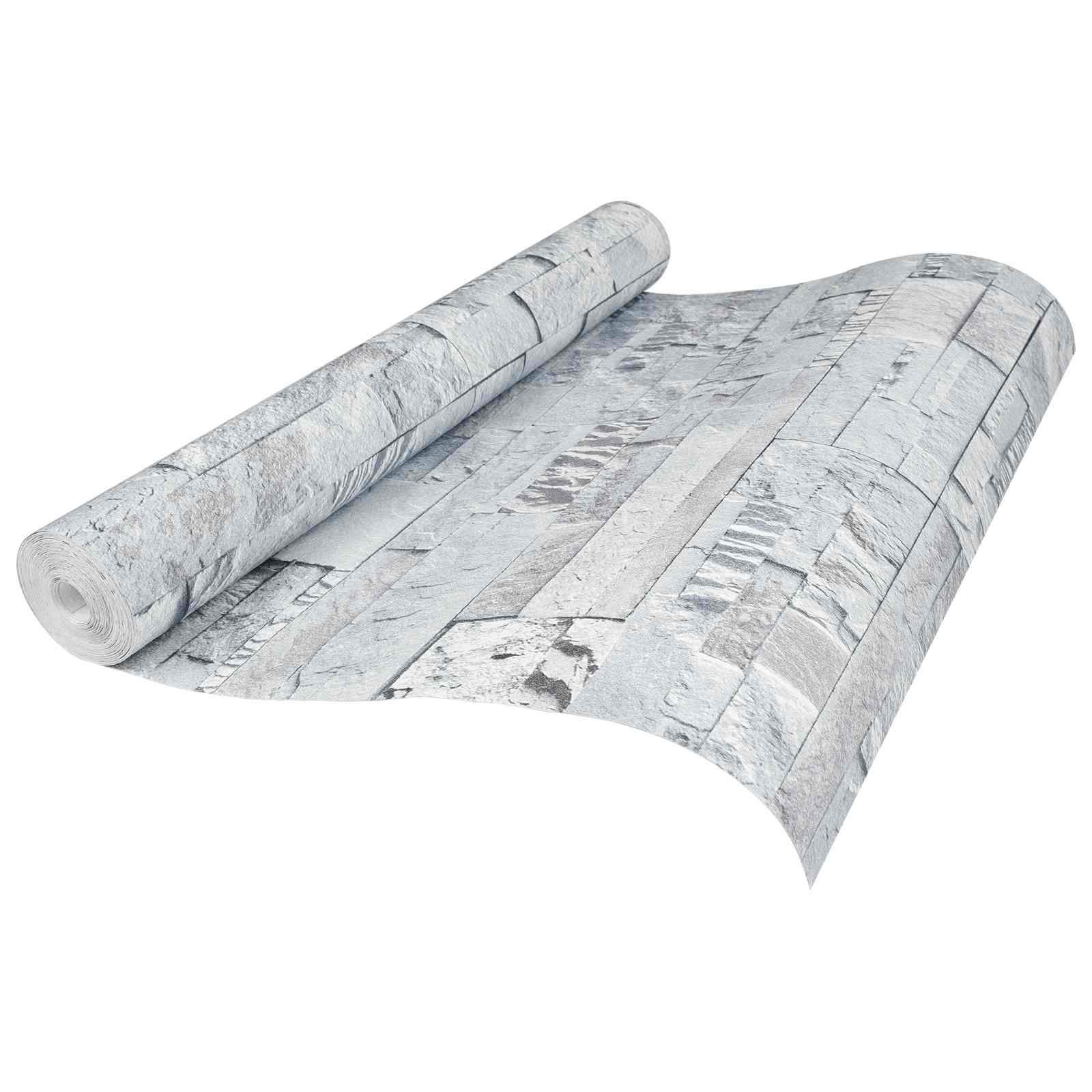 3D Kivi Tapeet Helehall 10 x 0,53 m Kootaud Kanga