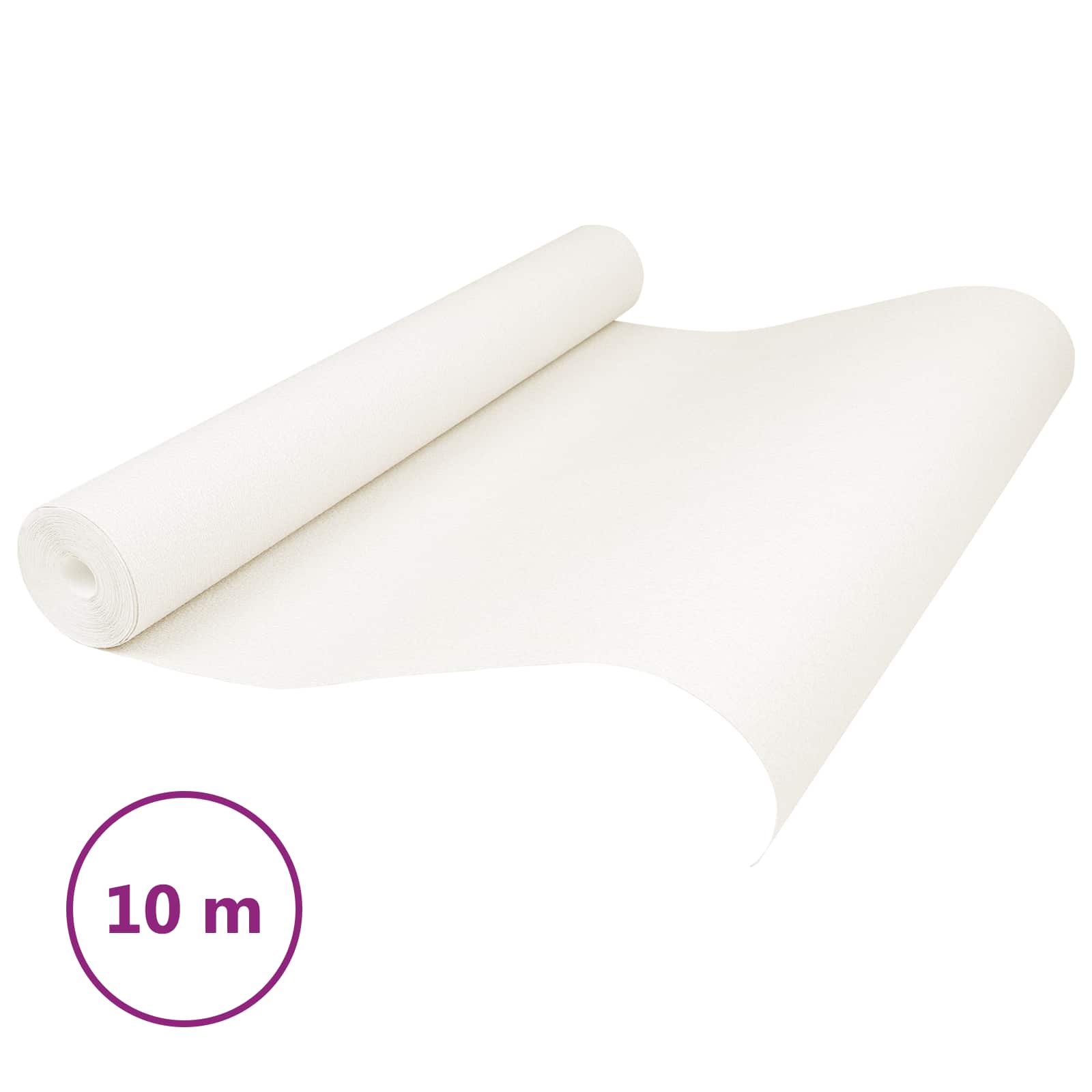 3D tahke tapeet Triibuline Kreemvalge 10 x 0,53 m Kootaud Kanga