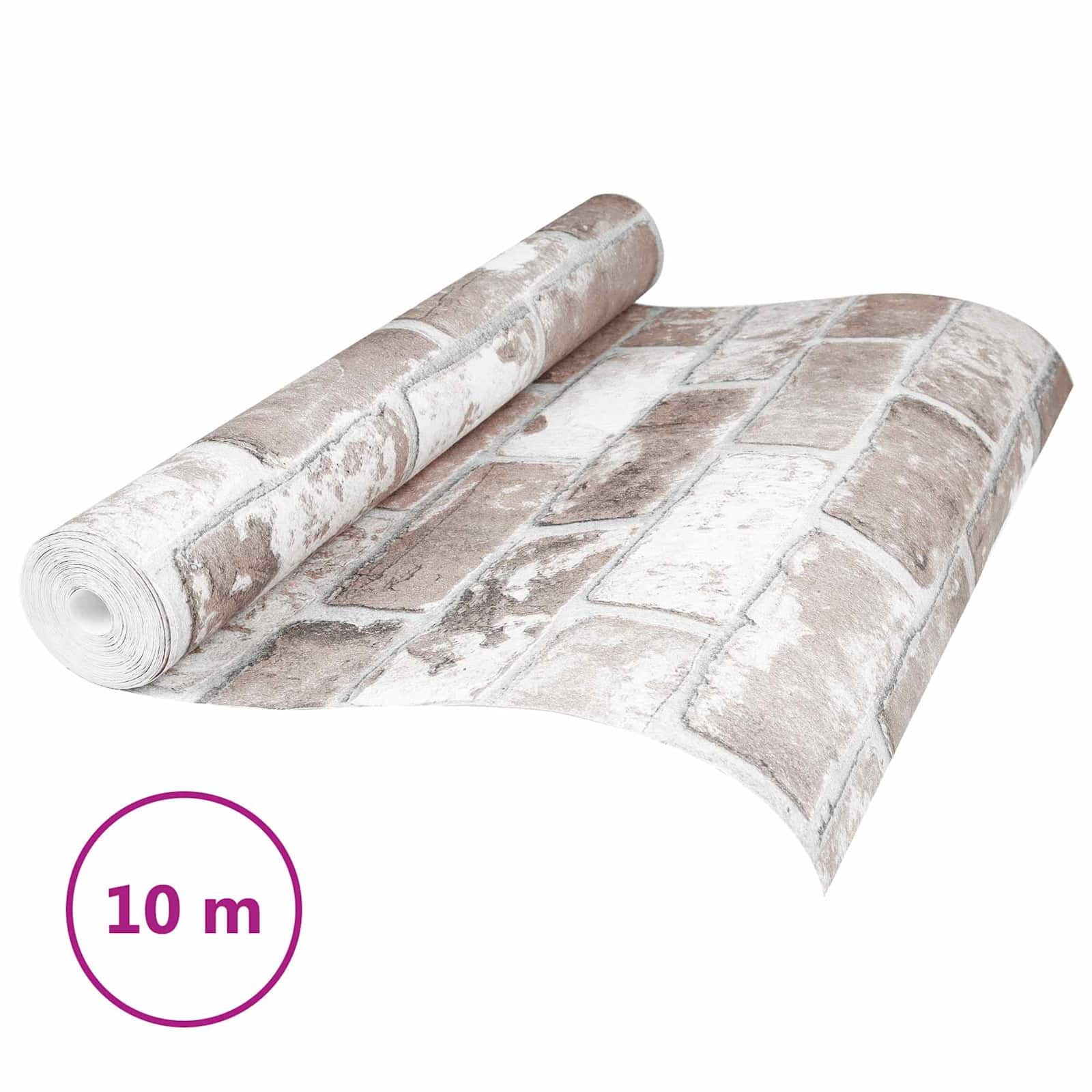 3D tahke tapeet Triibuline Tellis 10 x 0,53 m Kootaud Kanga