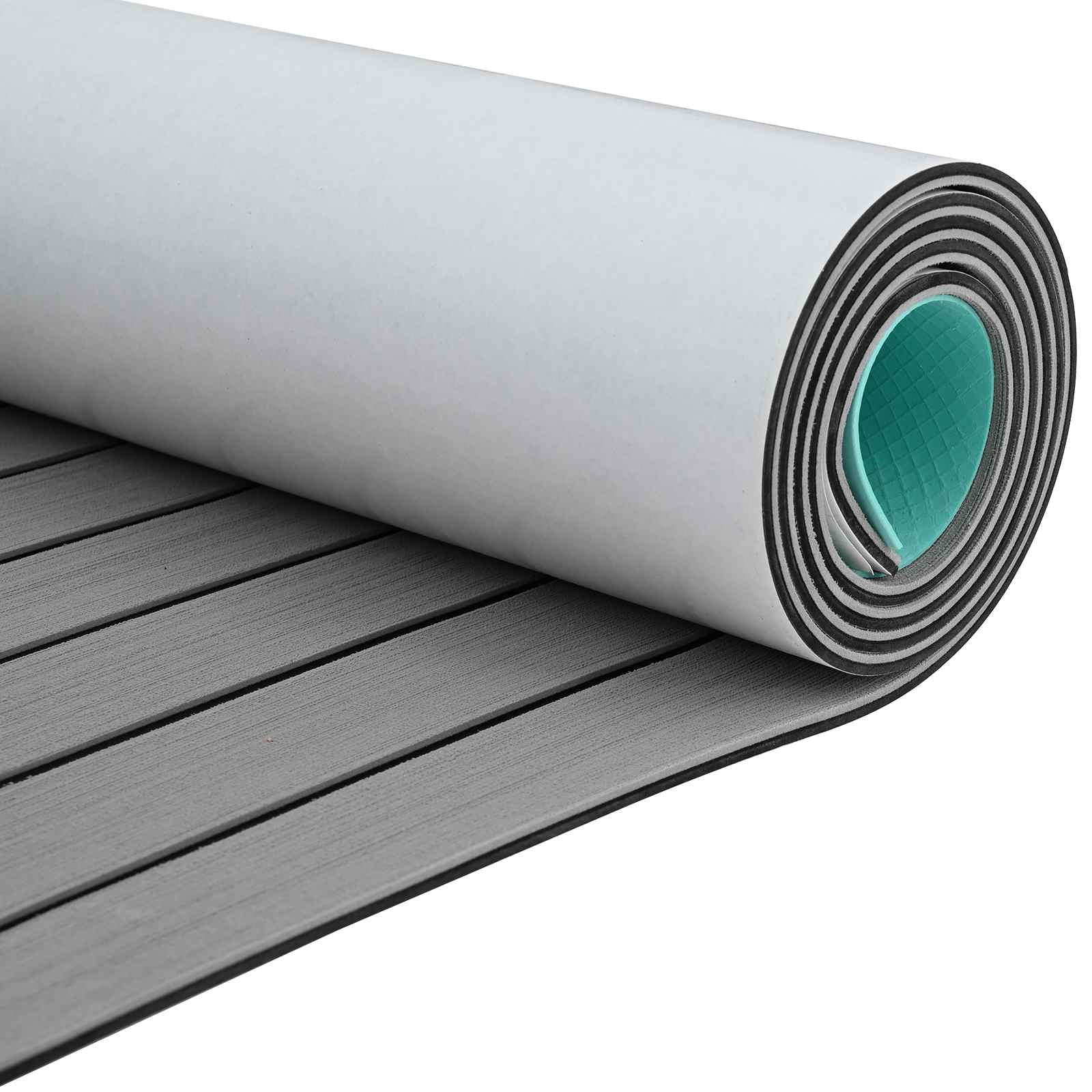 Paadi matt Triibuline Helehall ja must 240 x 90 cm EVA