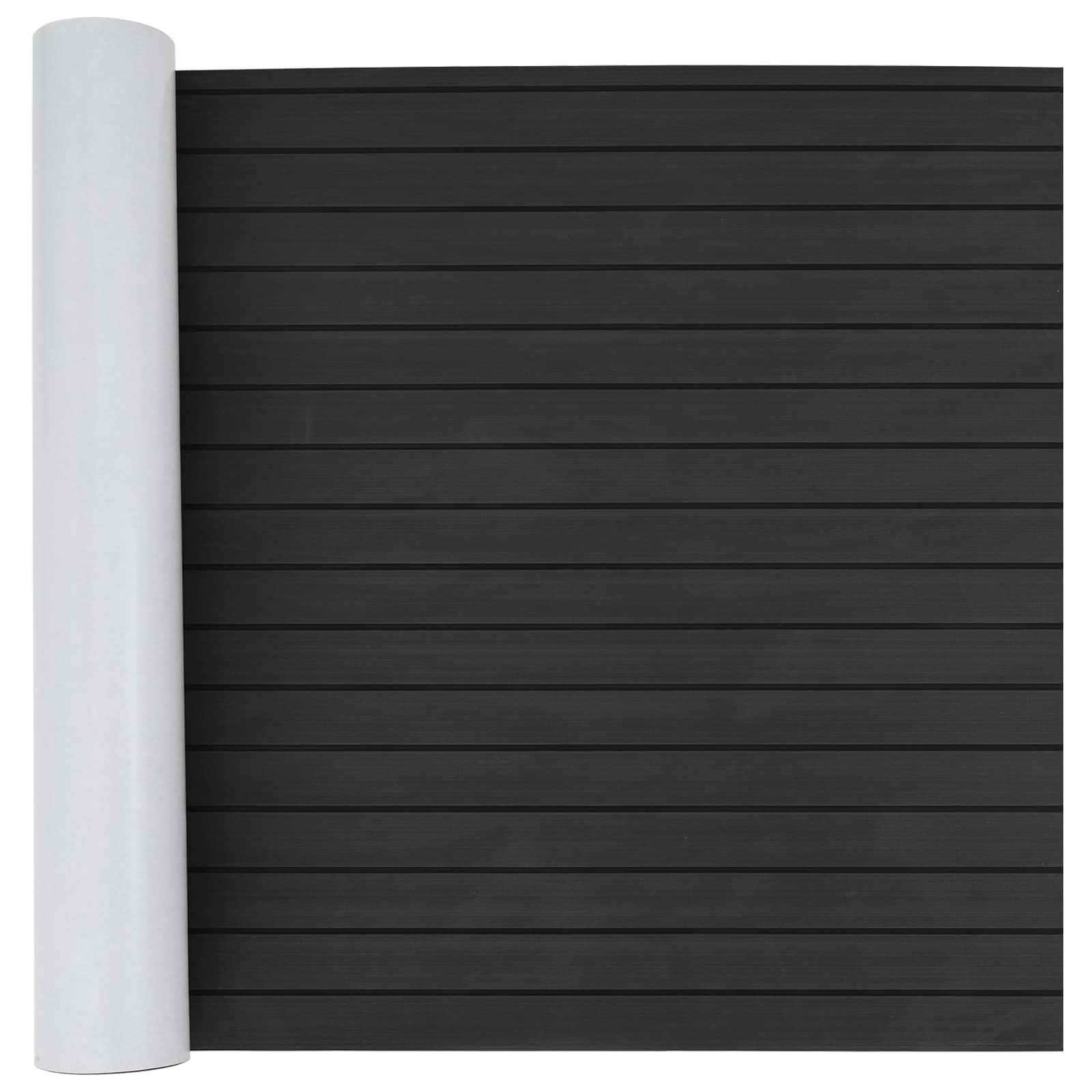 Paadi matt Triibuline Tumehall ja must 240 x 90 cm EVA