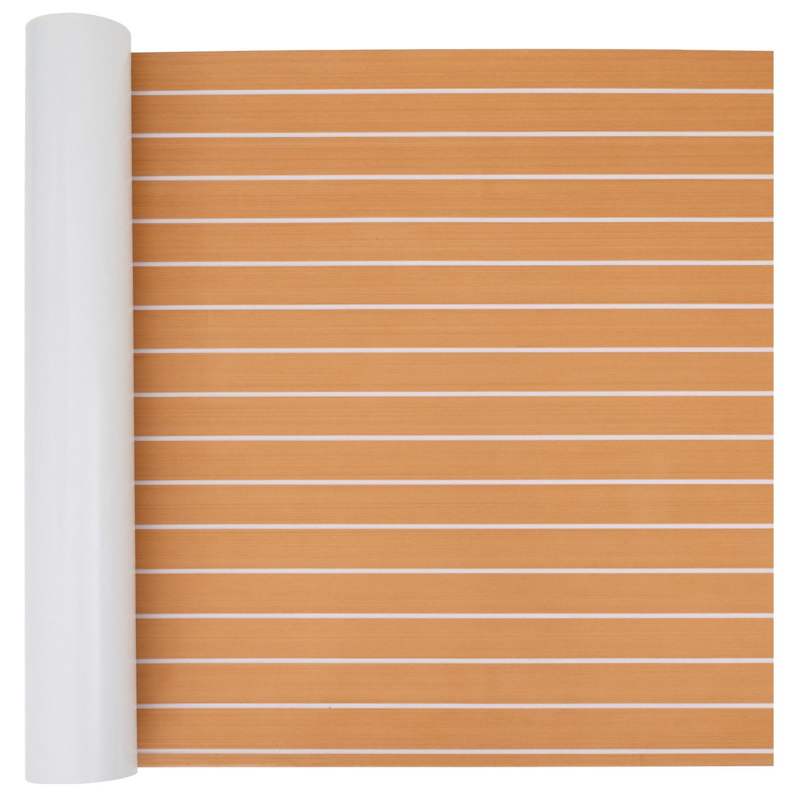 Paadi matt Triibuline Pruun ja valge 240 x 90 cm EVA