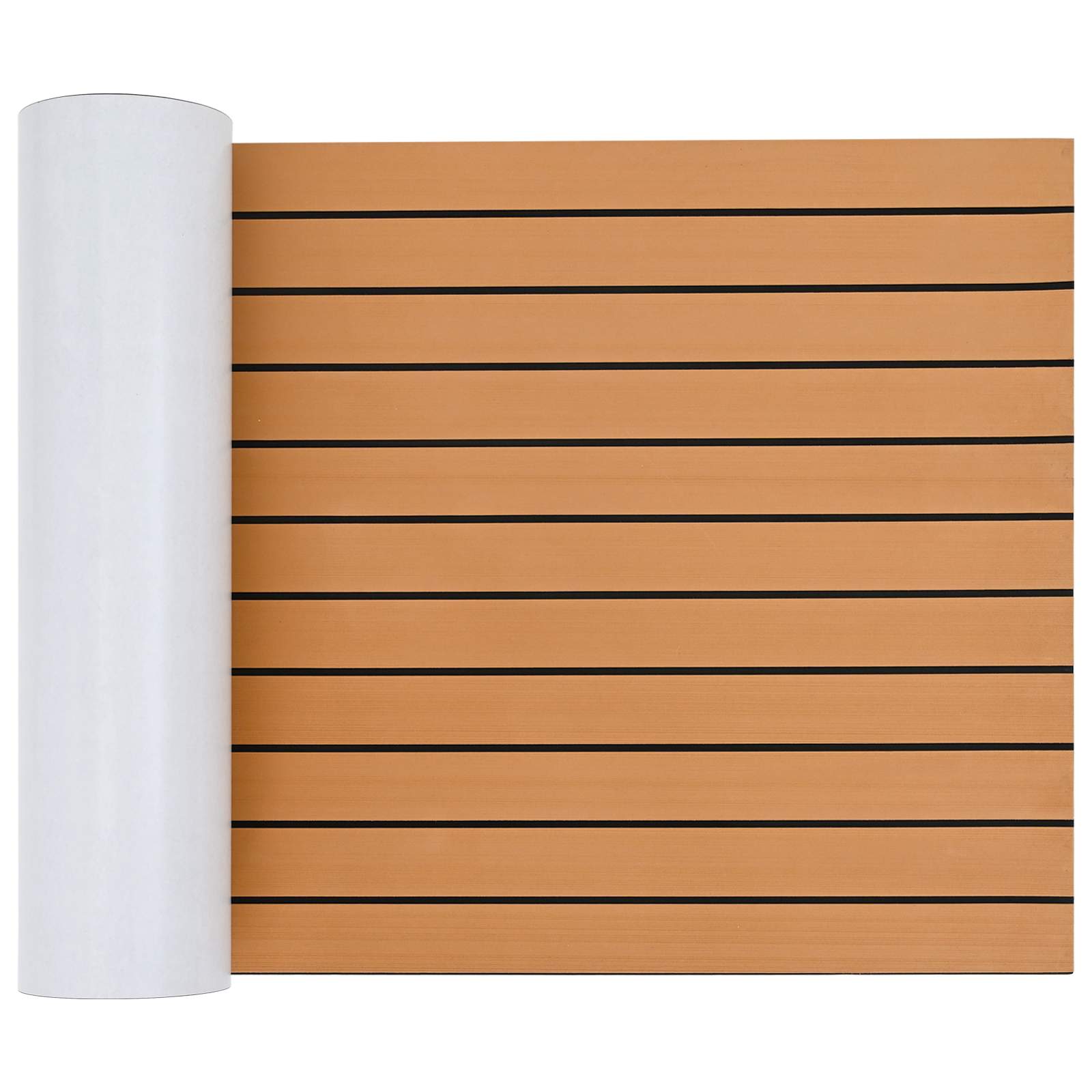Paadi matt Triibuline Pruun ja must 240 x 60 cm EVA