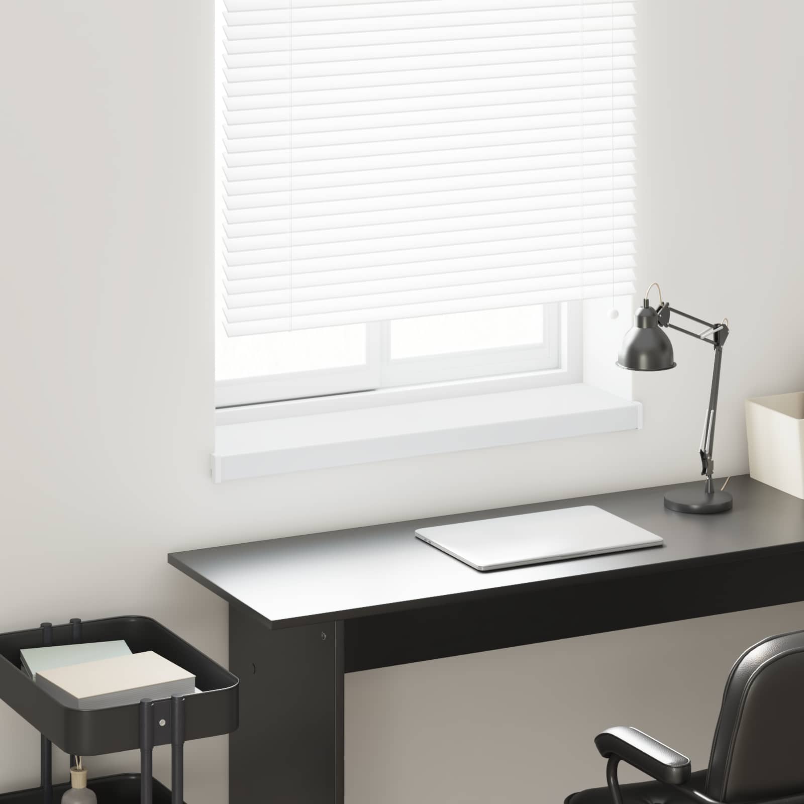 Akna aluskate Valge 100 x 25 x 4,5 cm PVC