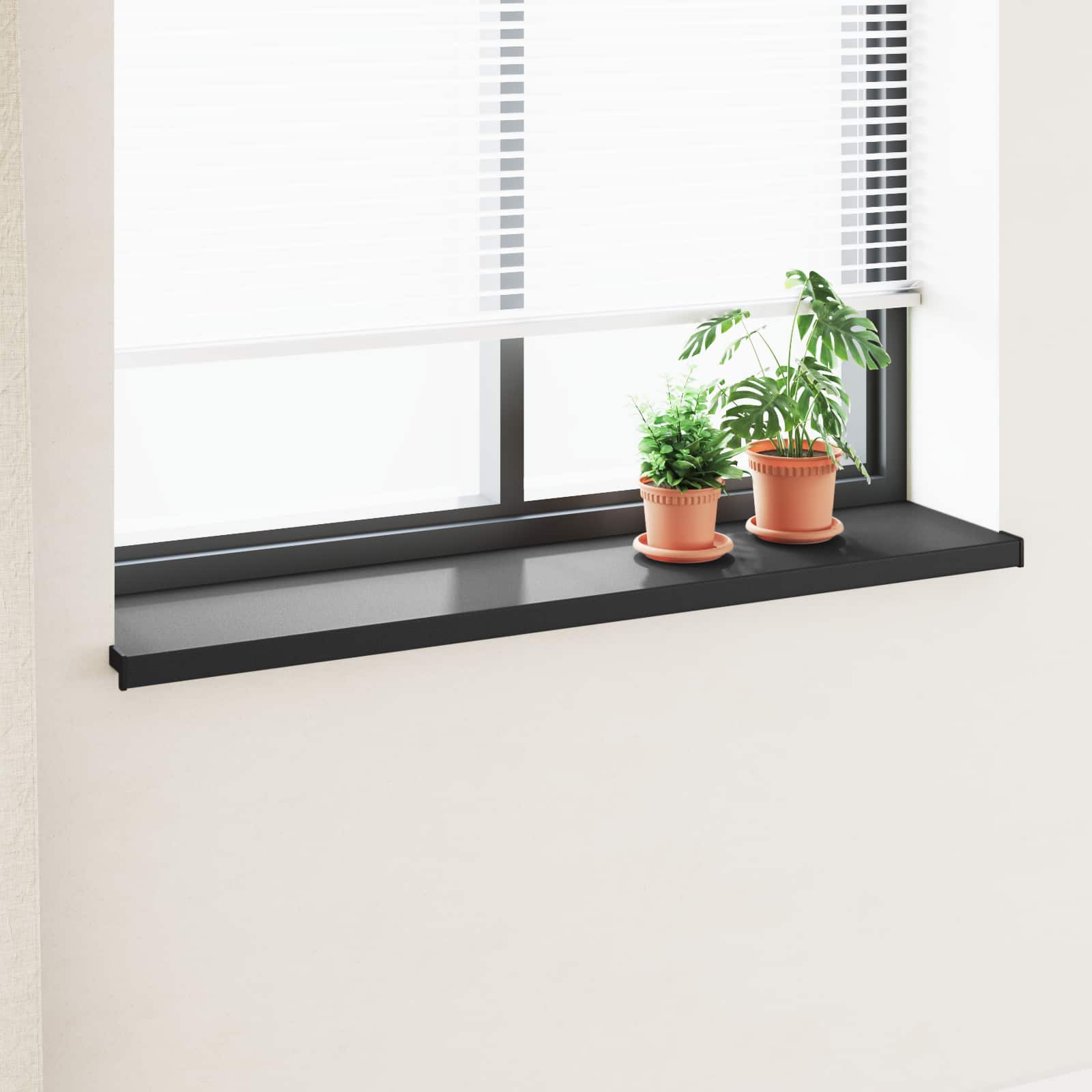 Akna aluskate Musta puidu mustriga 120 x 30 x 4,5 cm PVC