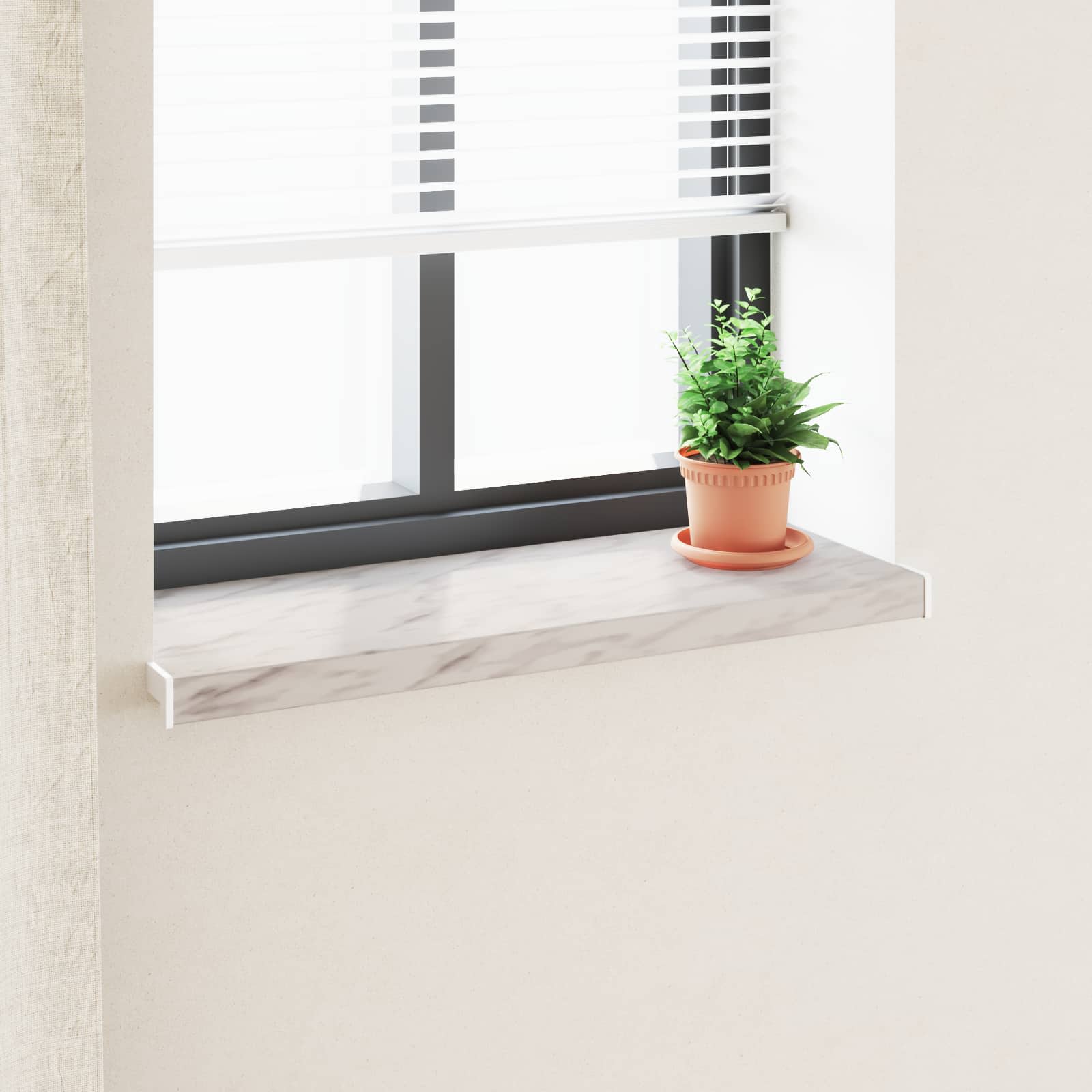 Akna aluskate Marmori tekstuur 100 x 30 x 4,5 cm PVC
