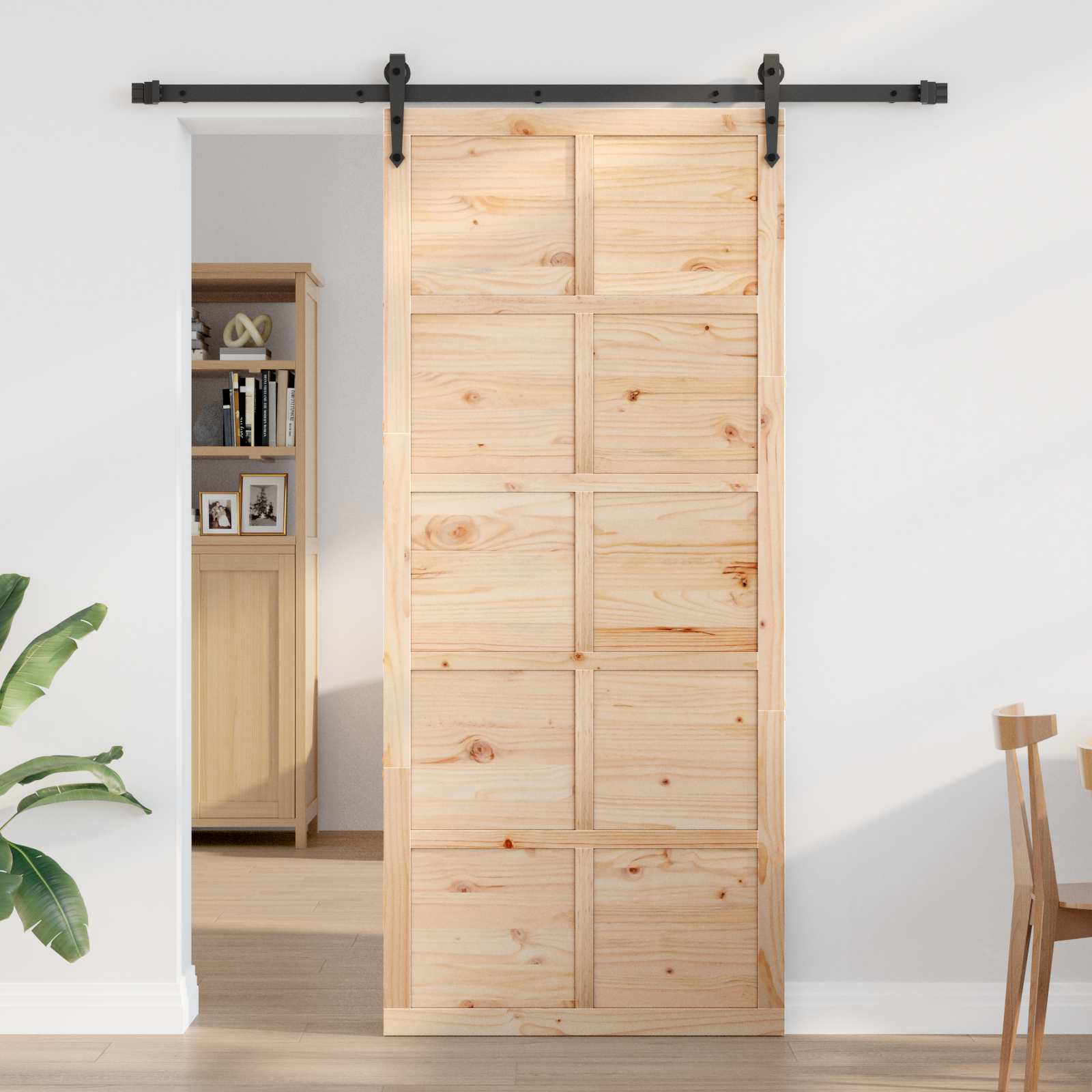 Küüniuks 100 x 2,5 x 208 cm Toekas männipuit Naturaalne