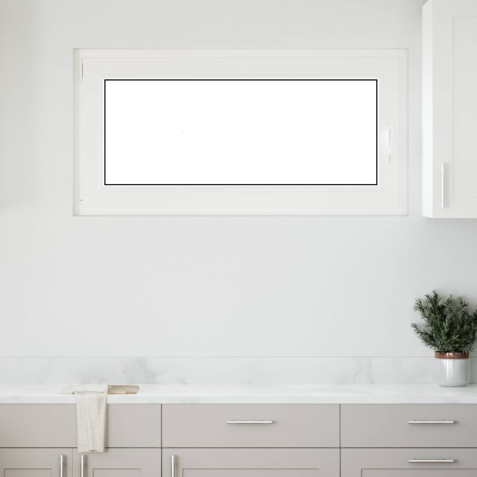 Keldri akna sisemus värv valge RISOR 120 x 60 cm