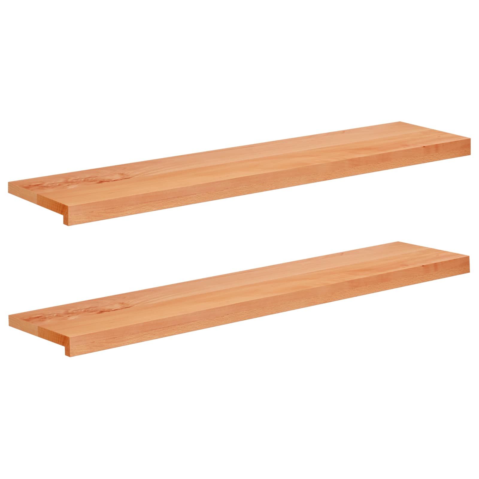 Trepiastmed 2 tk 110 x 30 x 2 cm Lakk Täispuidust pöök