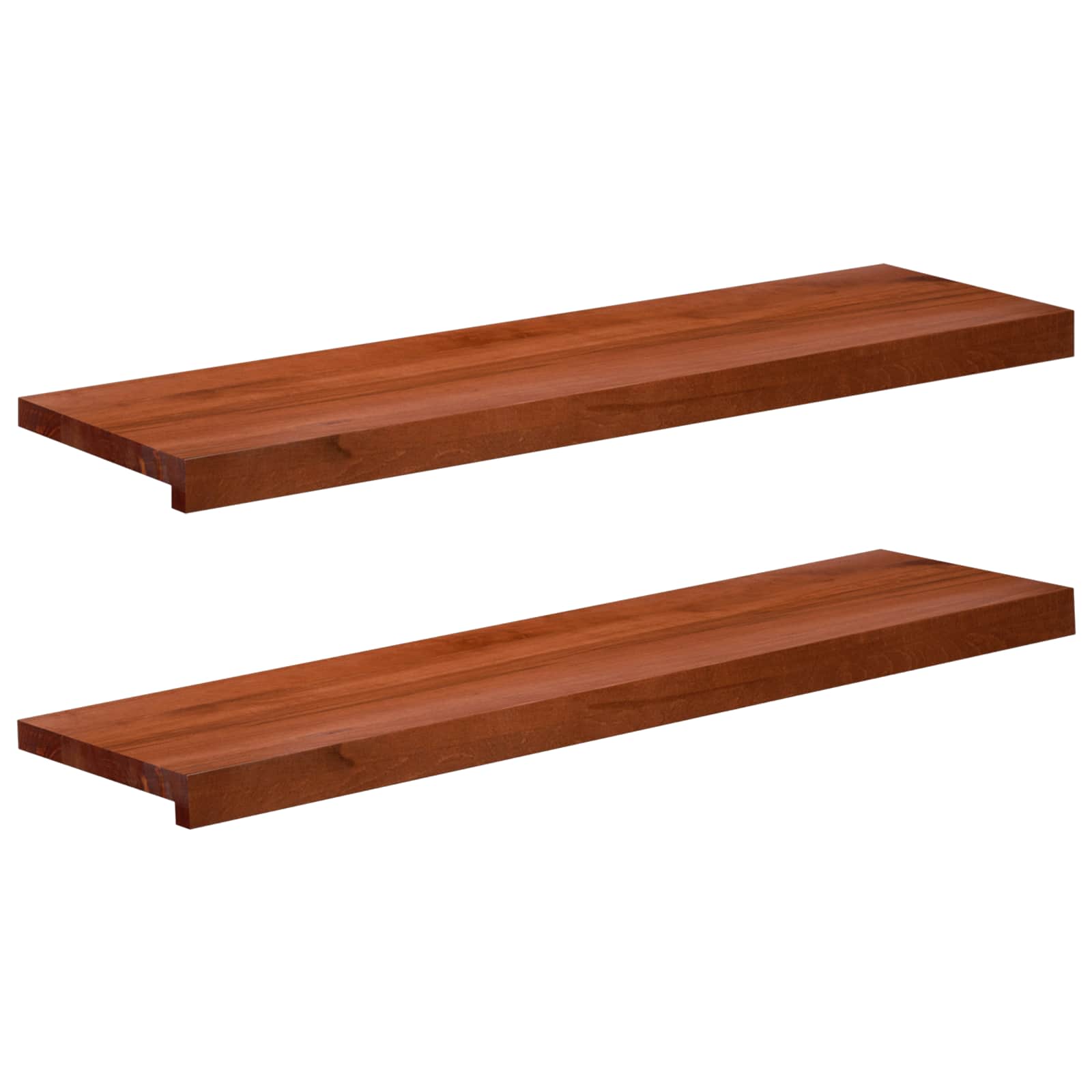 Trepiastmed 2 tk 100 x 30 x 2 cm Pruun Tugev lepppuu