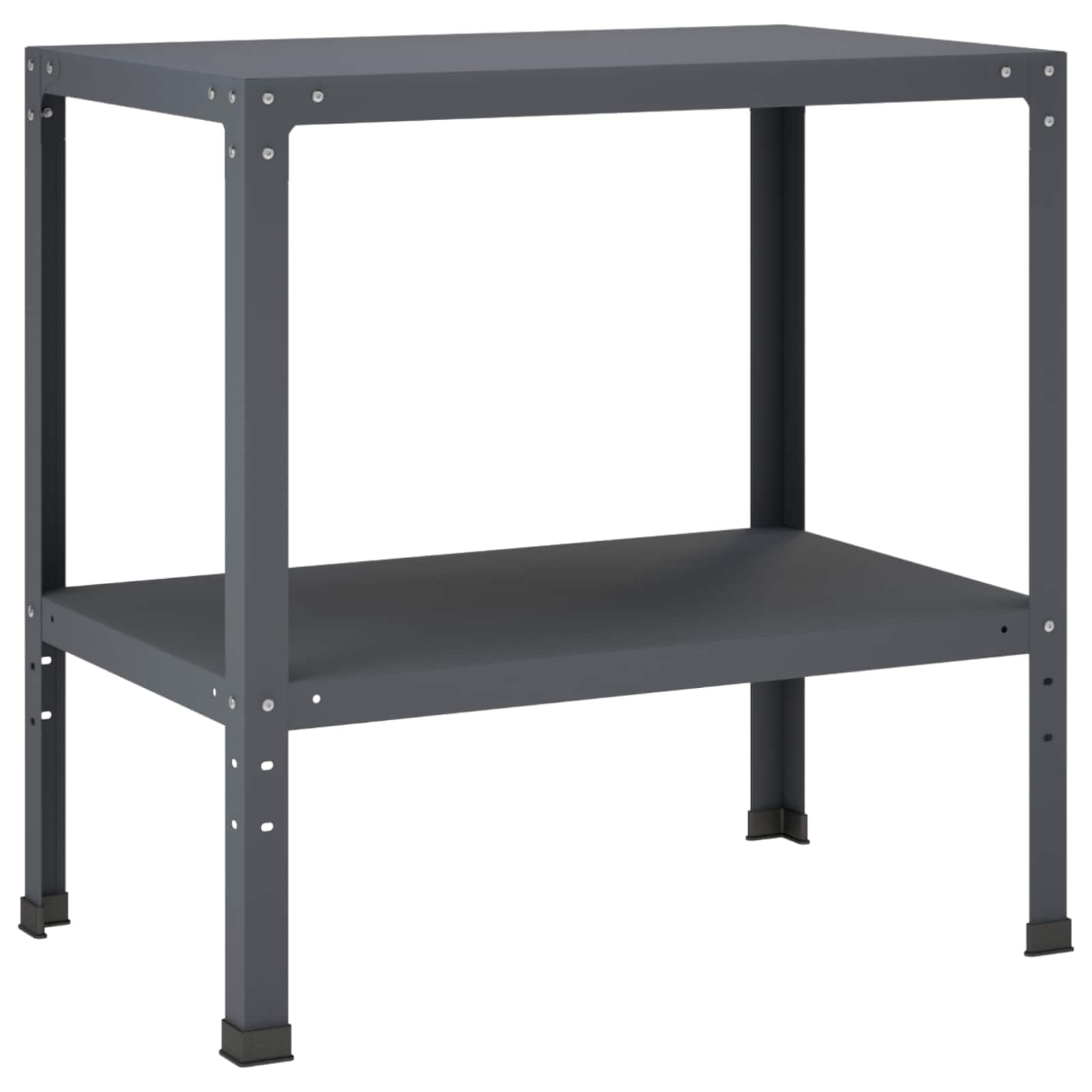 Istutuslaud 100 x 50 x 80 cm Pulbervärvitud teras Antratsiit