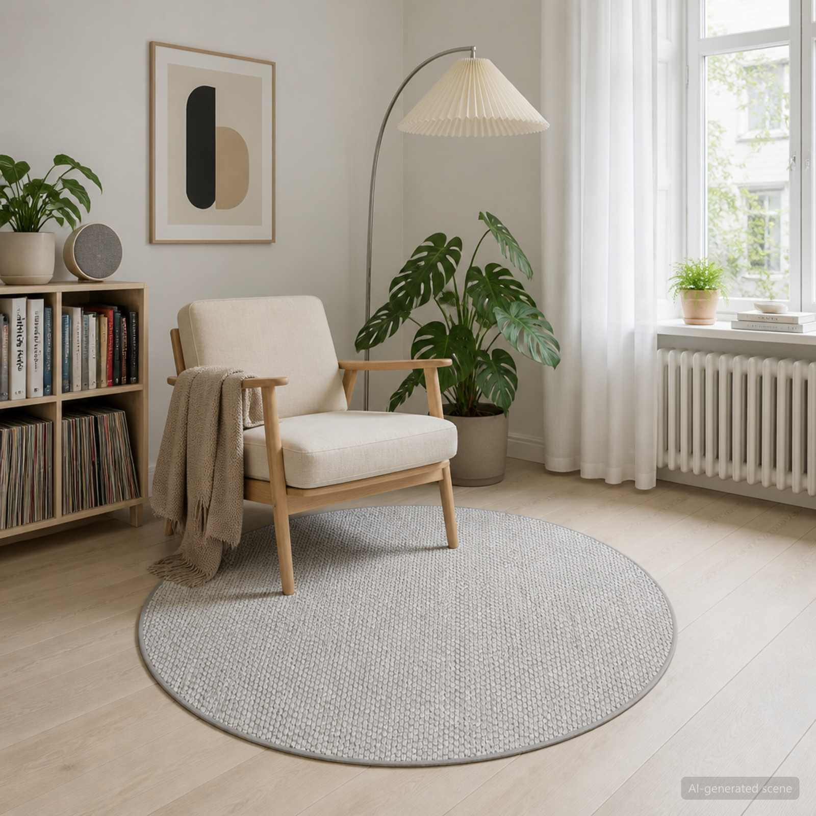 Kild Hall Ø 120 cm 100% Polüester 3 mm Pesumasinas pestav