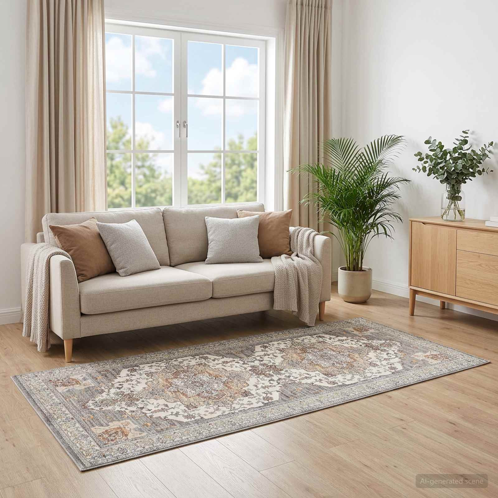 Kild ORIZ Pruun 80 x 200 cm 100% Polüester