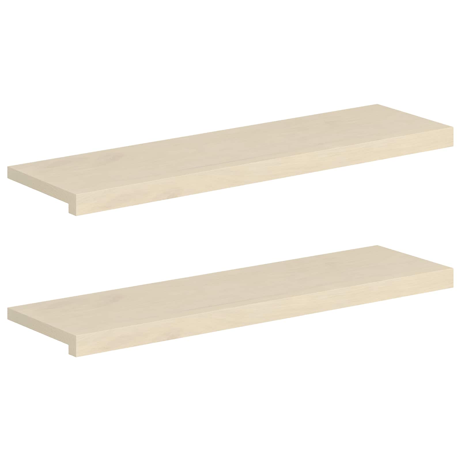 Aknaalused 2 tk Valge 90 x 30 x 2 cm Tugev Tamme Puit