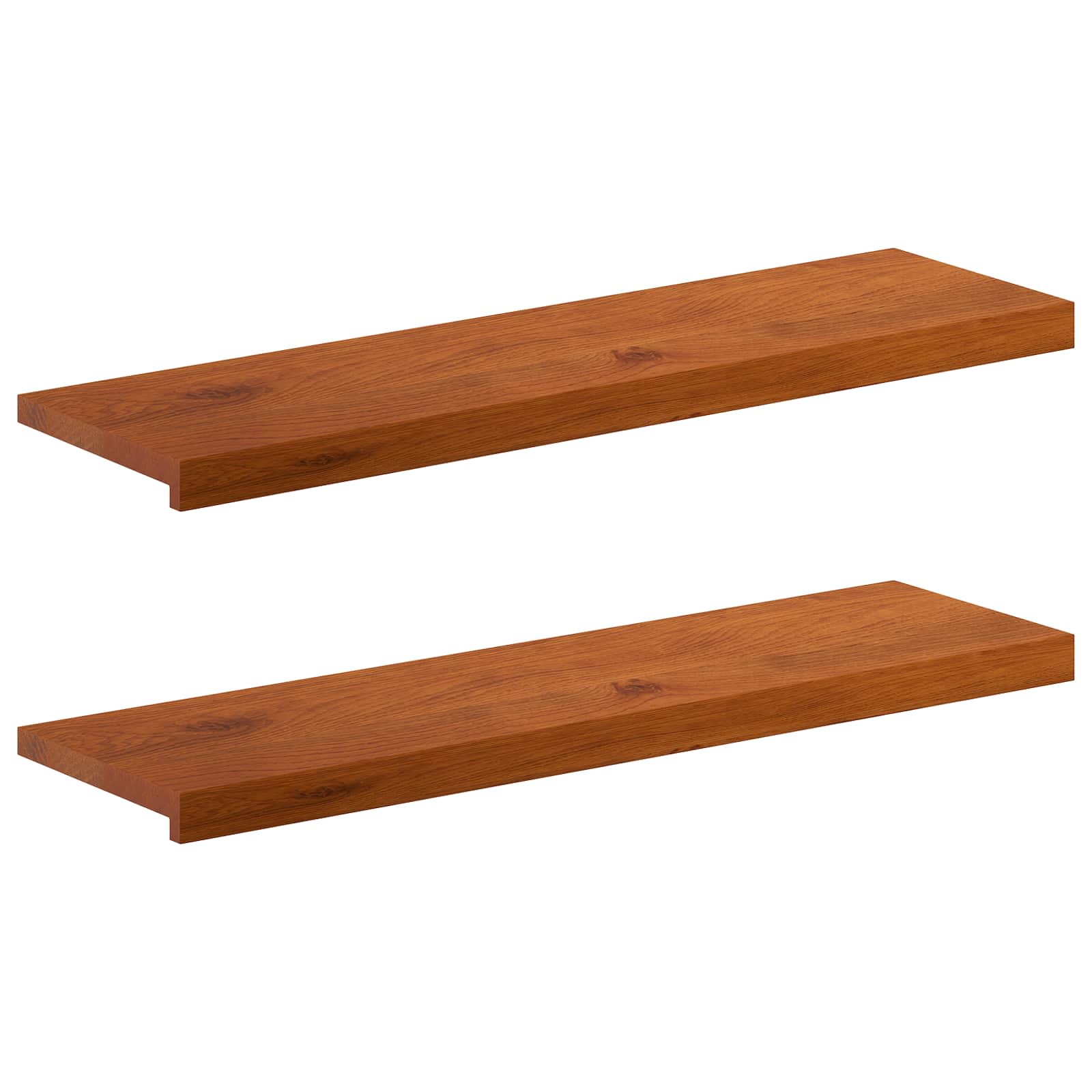 Aknaalused 2 tk Pruun 90 x 30 x 2 cm Tugev Tamme Puit