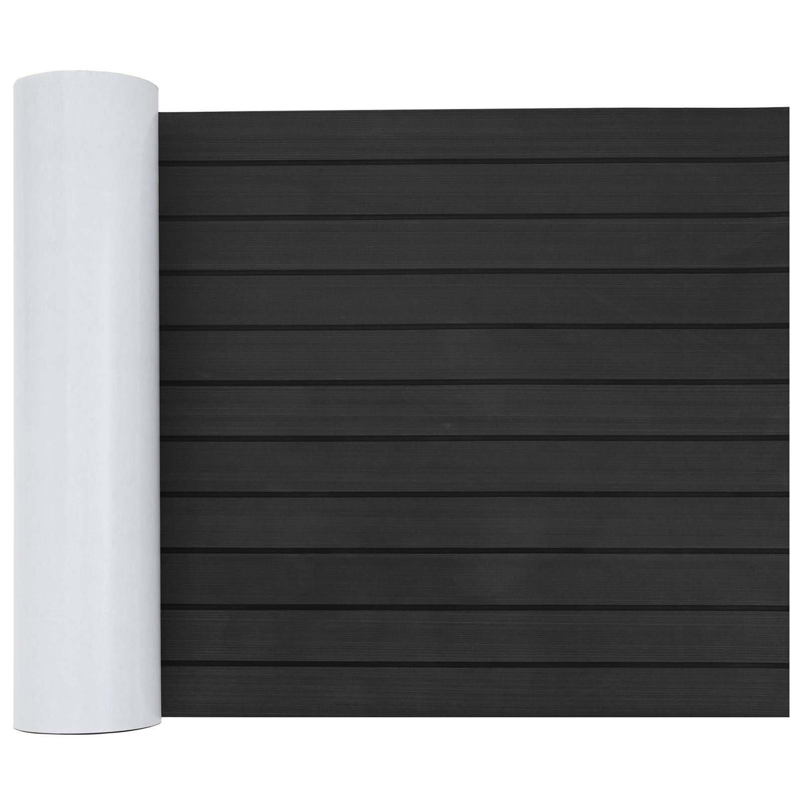 Paadi matt Triibuline Tumehall ja must 240 x 60 cm EVA