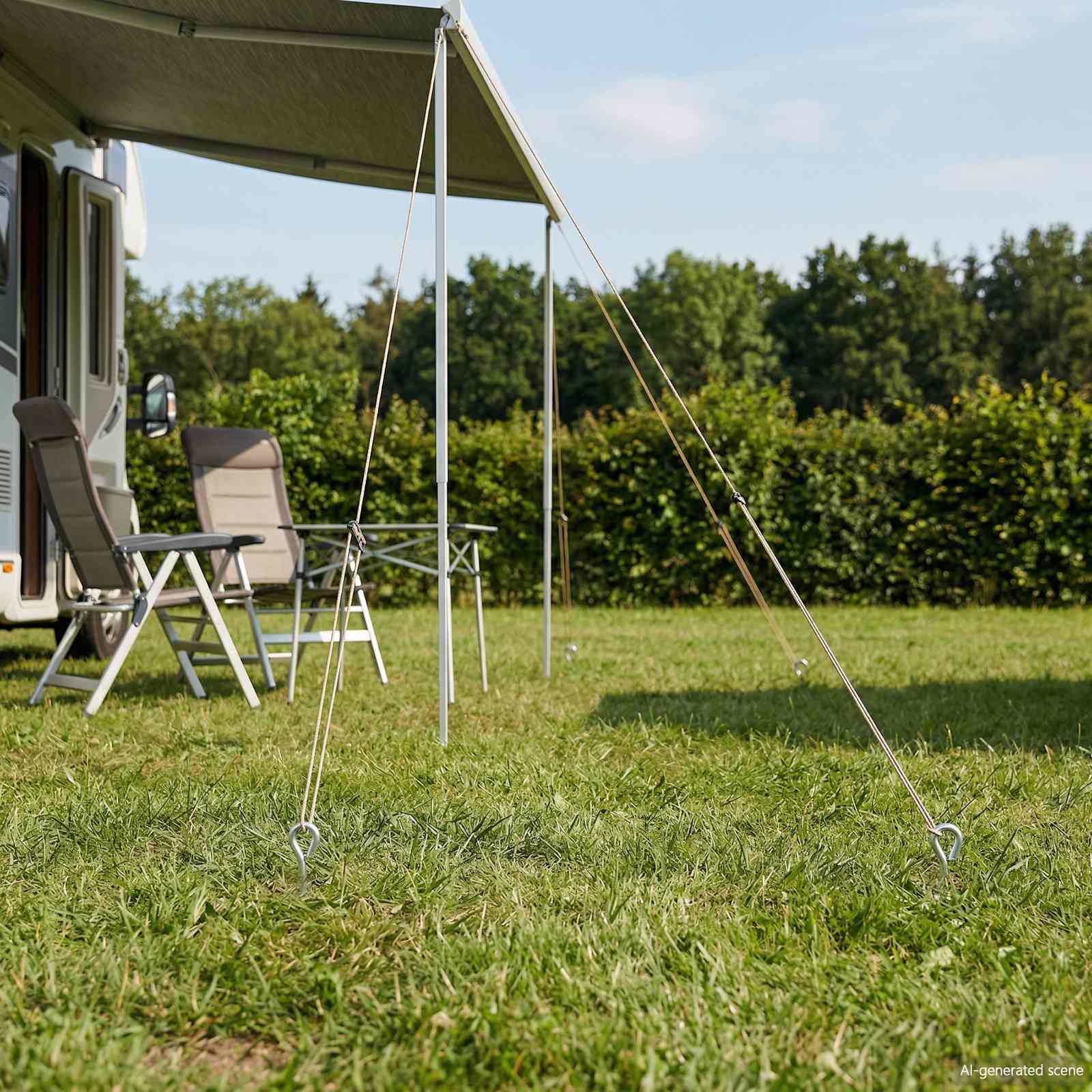 Muldade ankurdus 4 tk Ø10 x 50 cm Galvaniseeritud metall