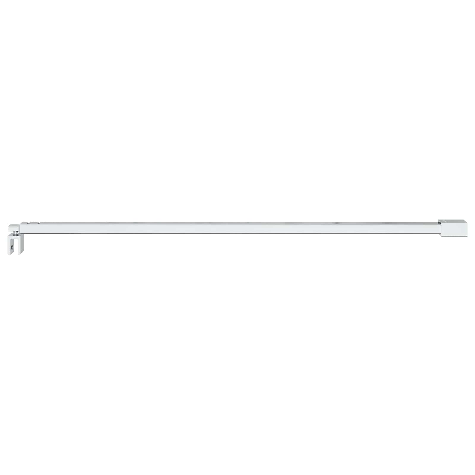 Dušiseina tugivarras 70-120 cm 6/8 mm klaasile Kroom