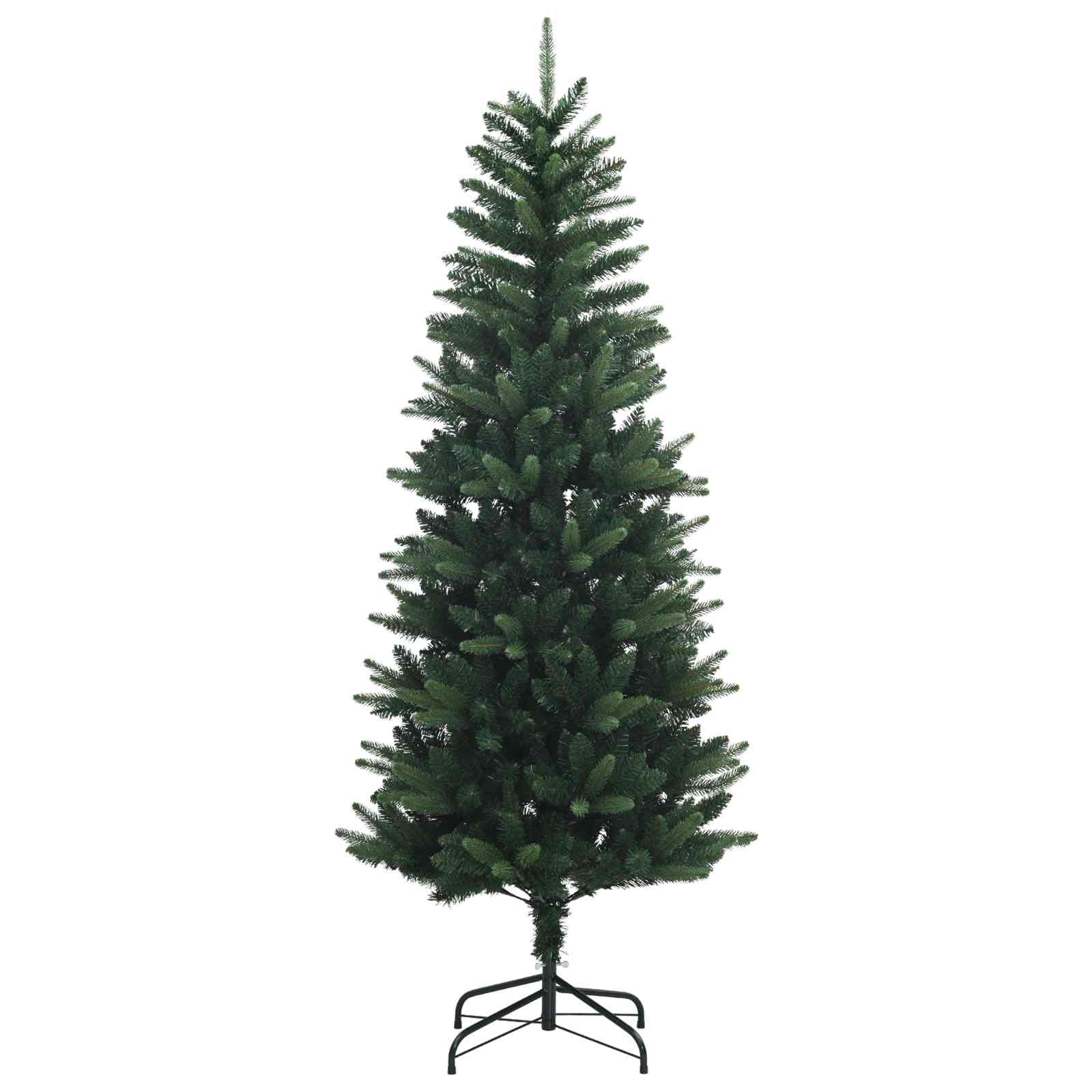 Artificial Hinged Christmas Tree 240 cm PE ja PVC Roheline