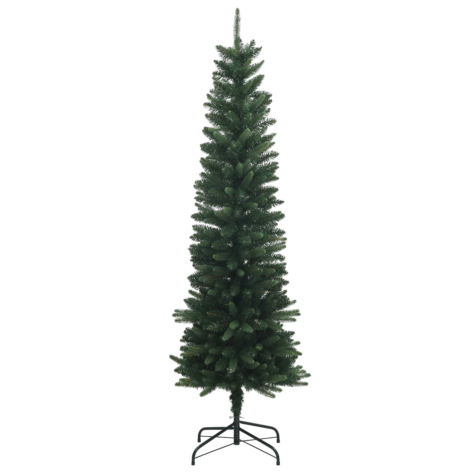 Artificial Slim Christmas Tree 120 cm PE ja PVC Roheline