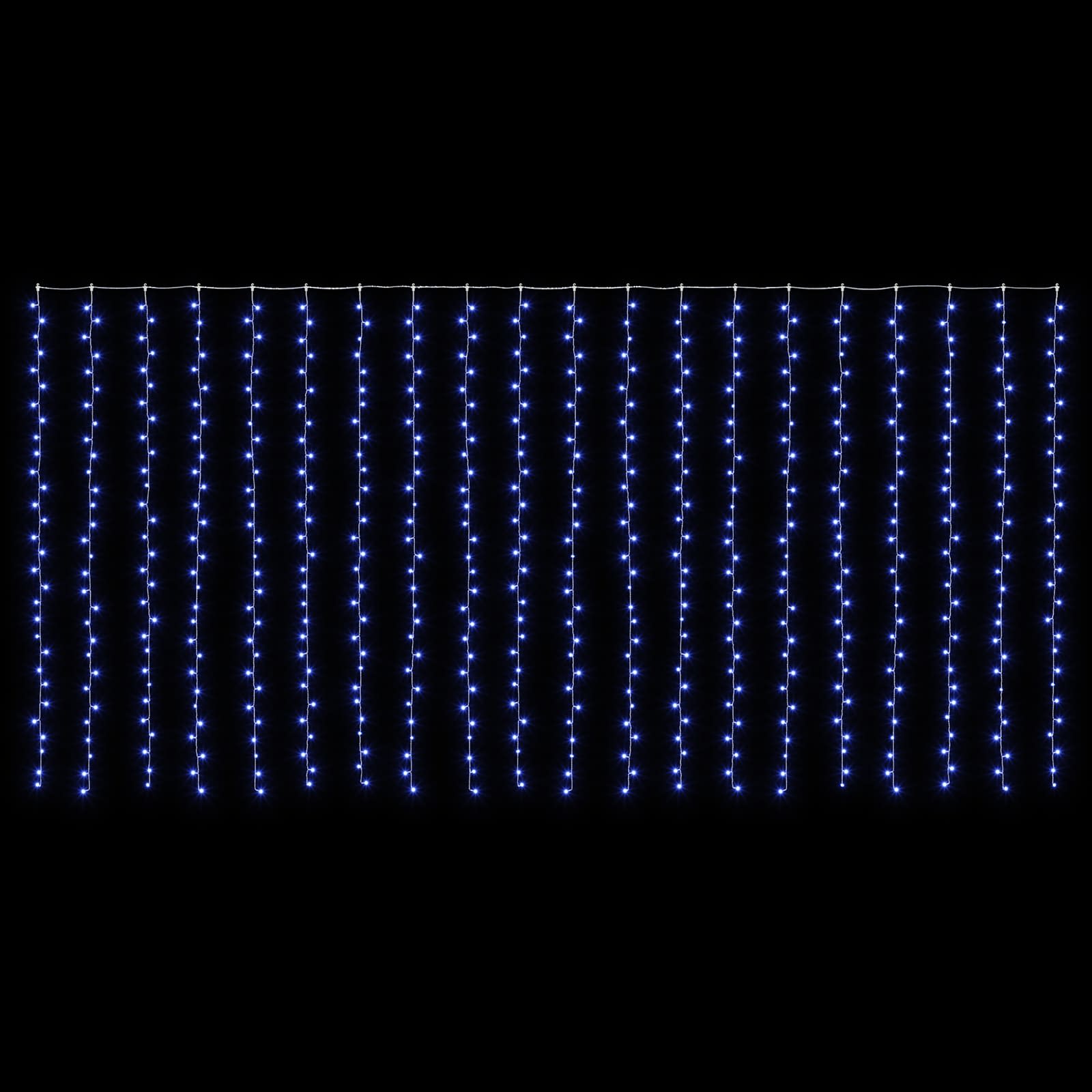 Valguskardinad 600 LED-i Sinine 600 x 300 cm