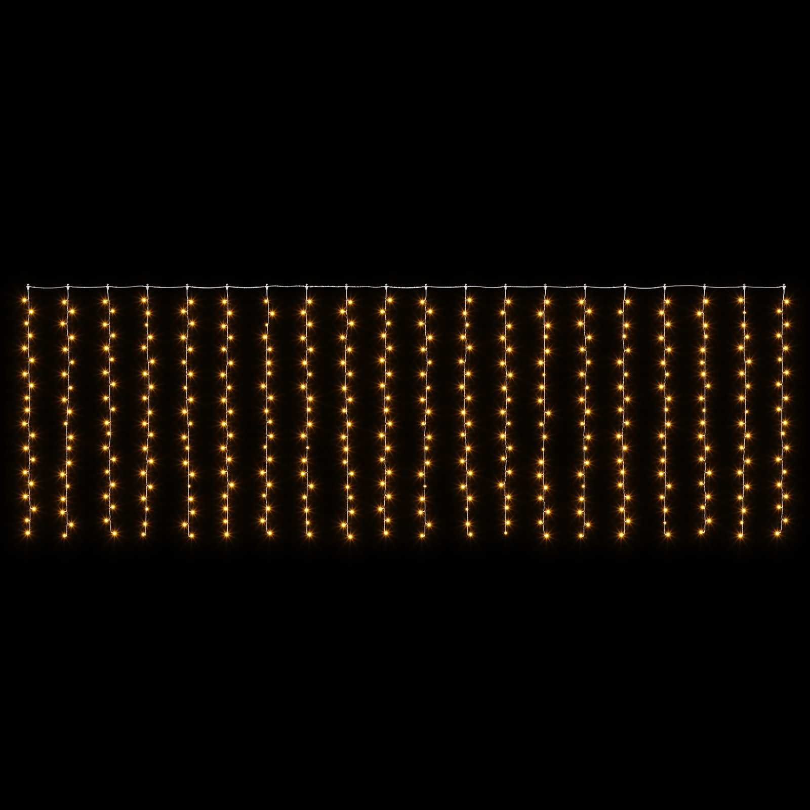 Valguskardinad 400 LED-i Soe valge 600 x 200 cm