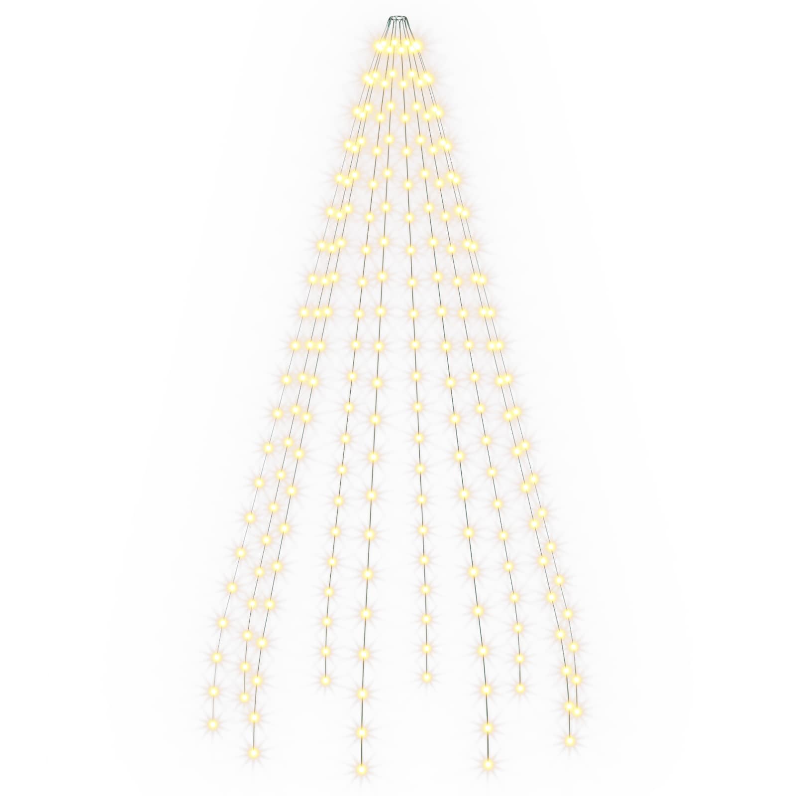 Jõulupuu tuled 210 LED-i Soe valge 210 cm