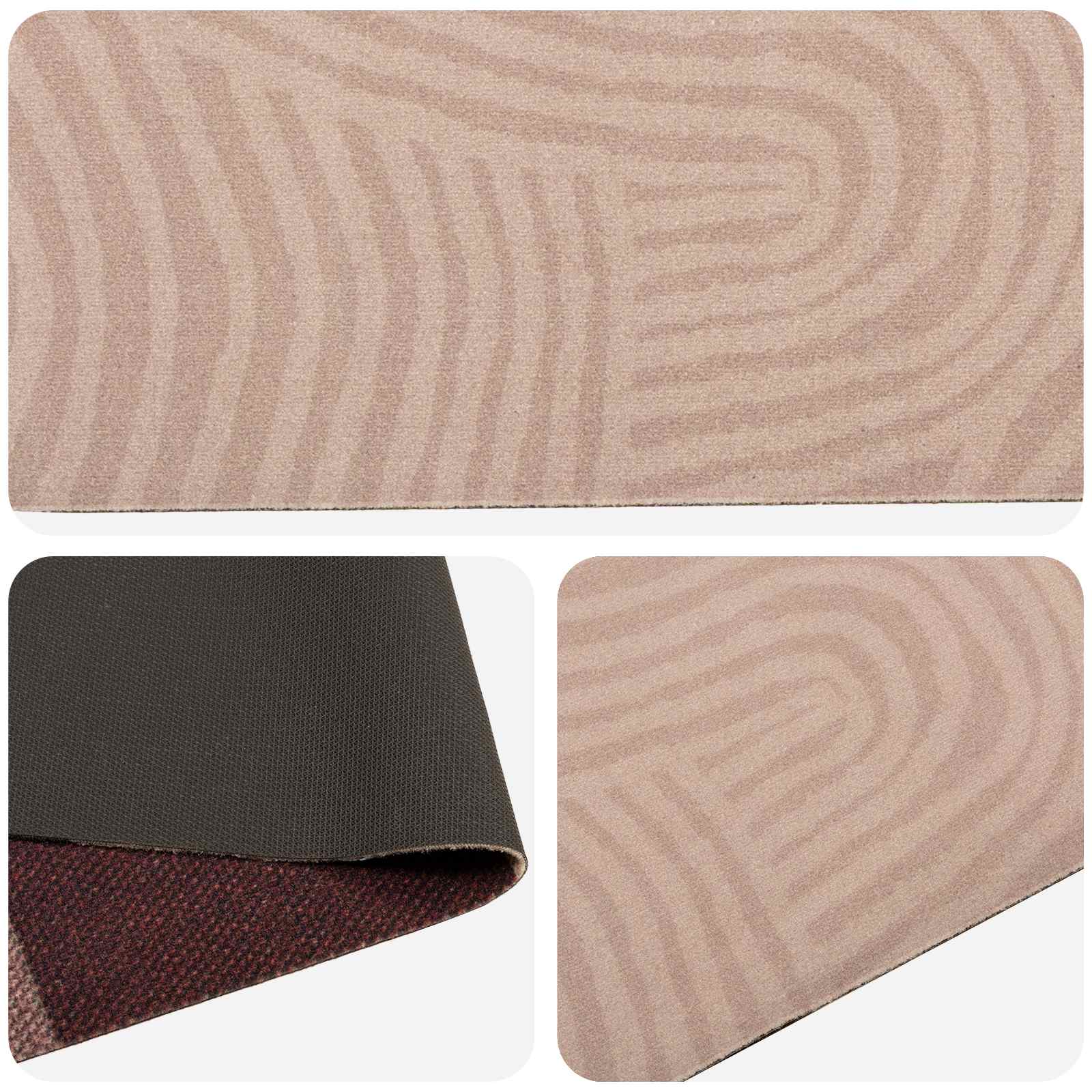Köögivaip Taupe skandinaavia 150 x 45 cm 100% polüamiid