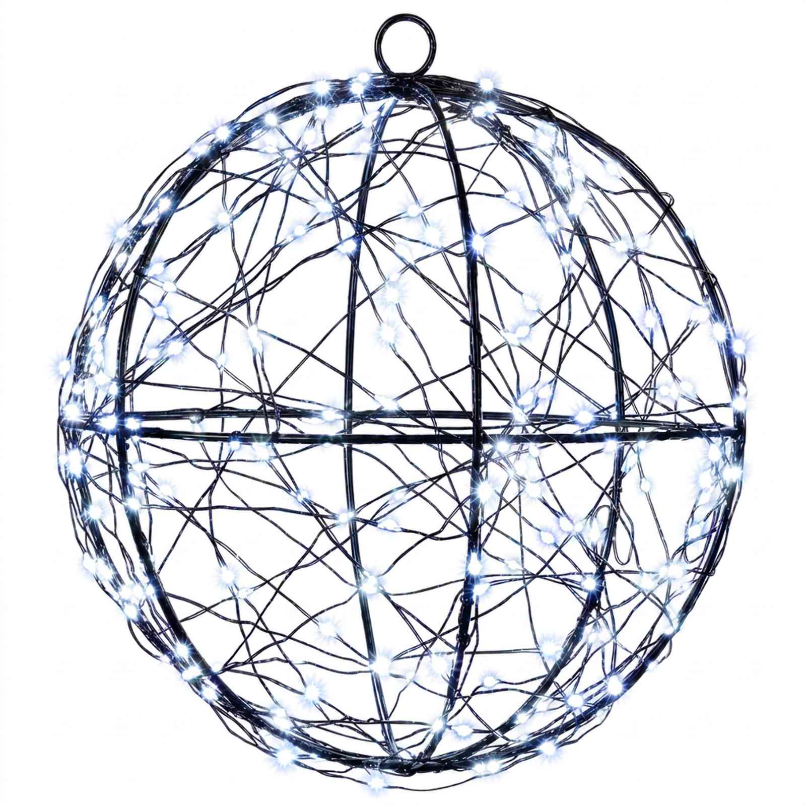 Jõulufiniaalne valgus 200 LED-i Külm valge Läbimõõt 20 x 22 cm