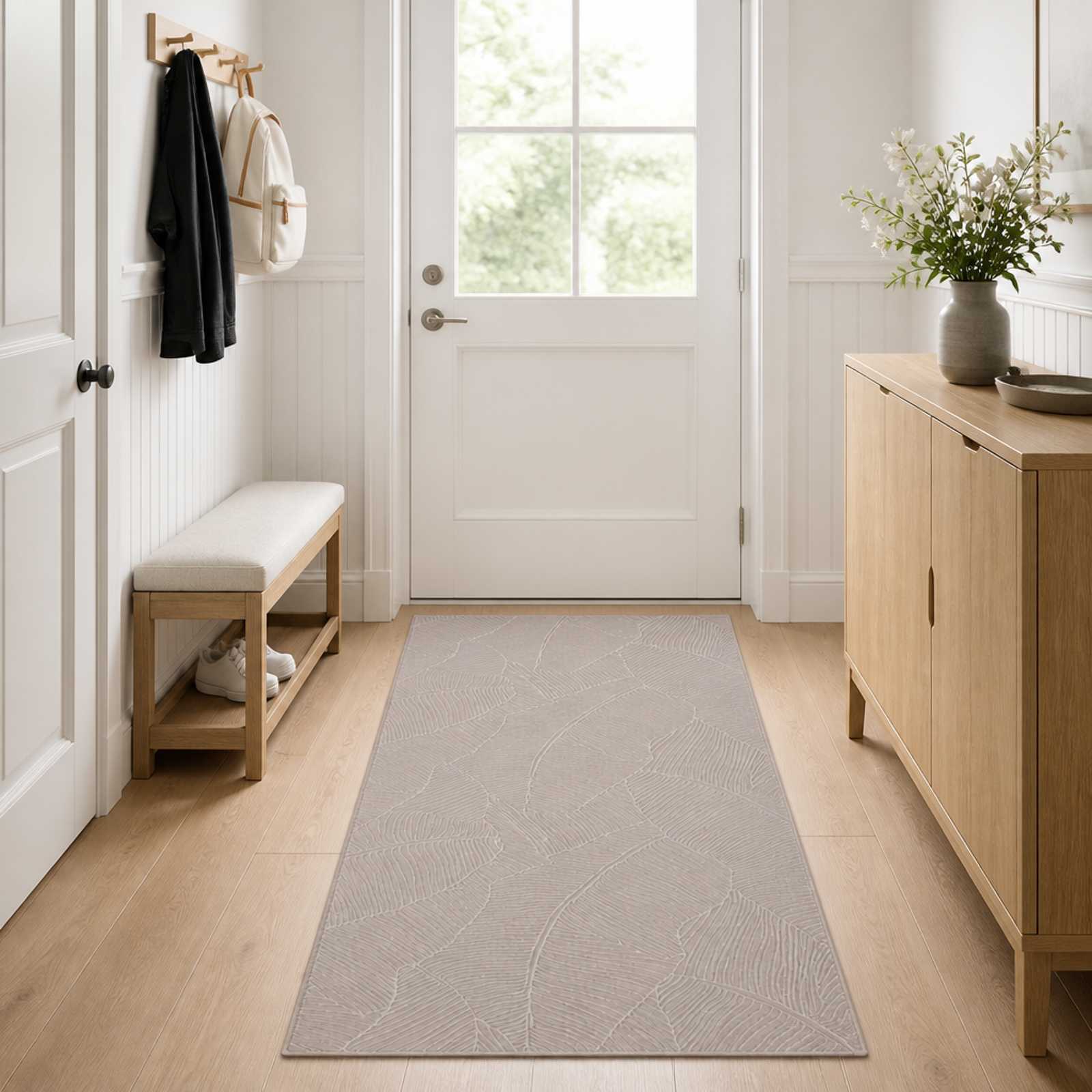 Kild IZA Beež 80 x 200 cm 100% Polüester Madal karv