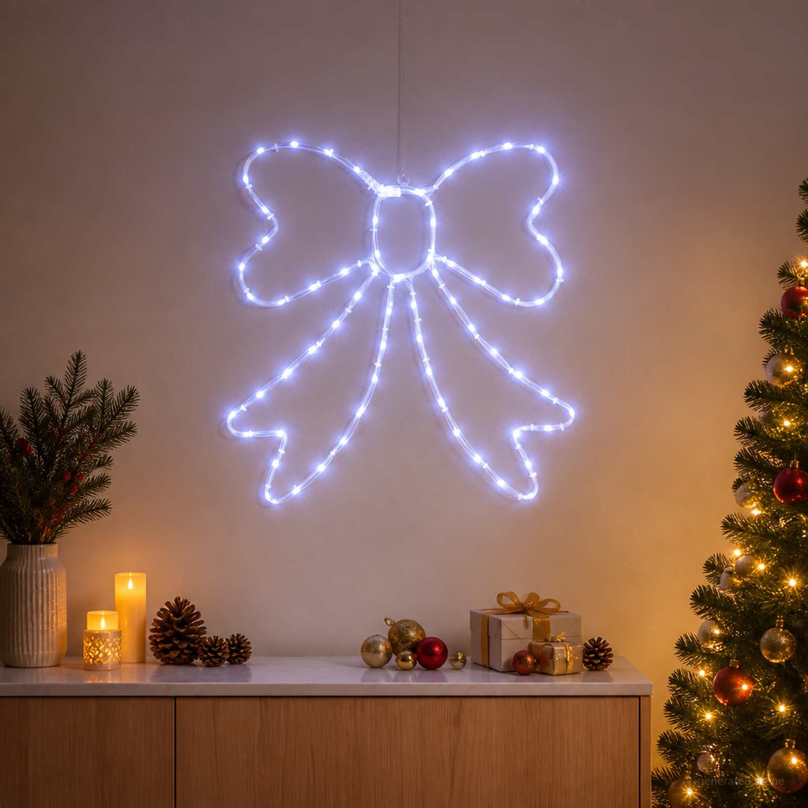 LED voolikuvalgusti lips LOVIISA 70 LED-i Sinine 50 x 51 cm