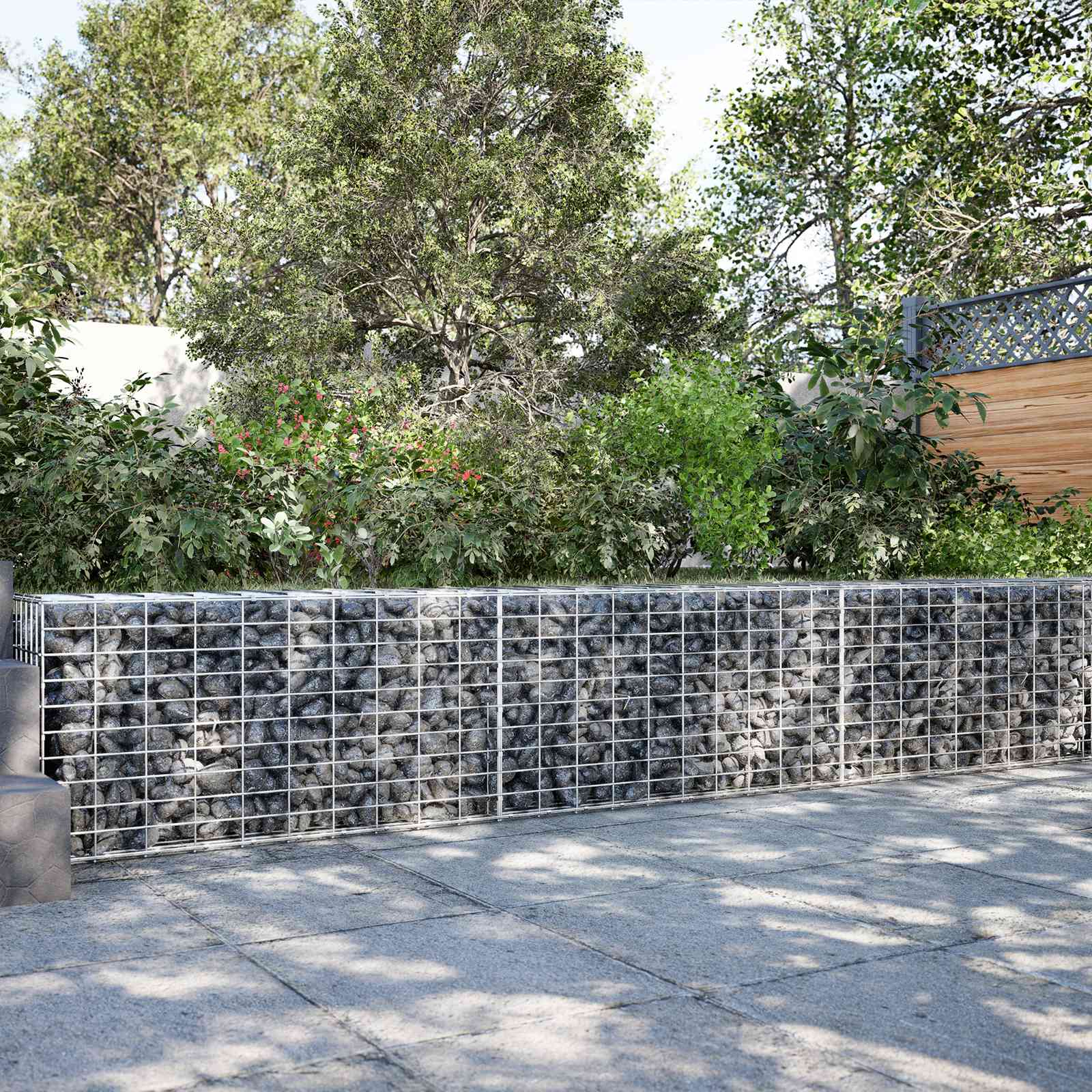 Gabion 3,5 mm traadi ja 5x10 cm võrgu jaoks 200x100x50 cm