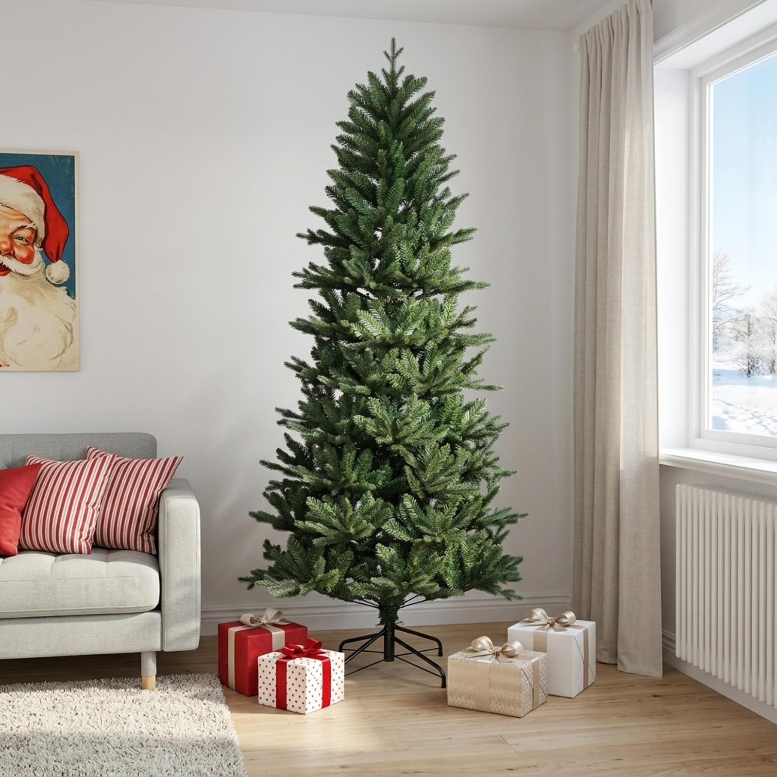 Kunstlik kokkupandav jõulupuu 210 cm PVC ja PE Roheline