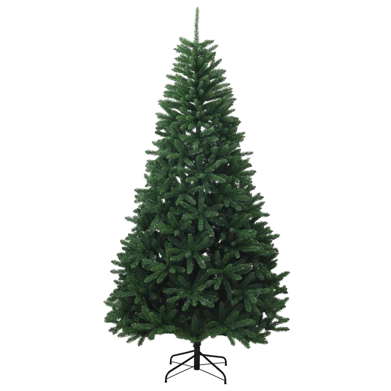 Kunstlik kokkupandav jõulupuu 240 cm PVC Keskmine roheline