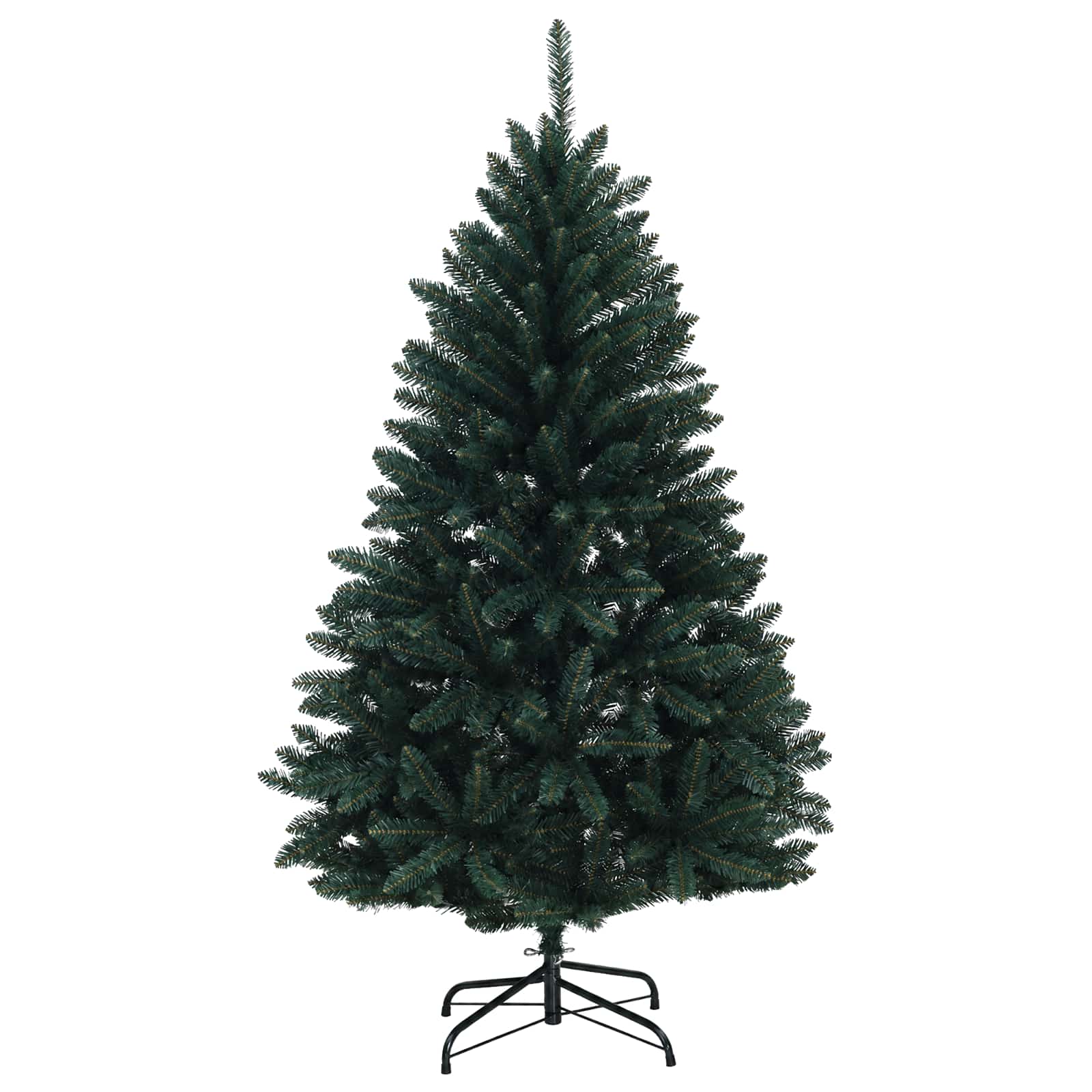 Kunstlik kokkupandav jõulupuu 180 cm PVC Tumeroheline
