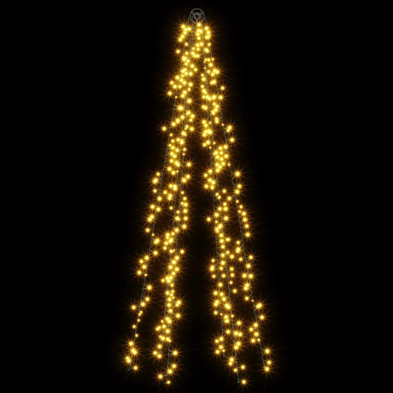 6 LEDiga jõulupuu tuled 540 LED-i Soe valge Ø 70 x 180 cm