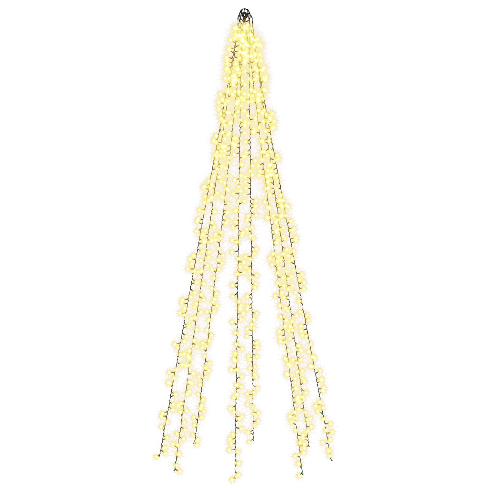 8 LED-tulega jõulupuu valgustid 1000 LED-i Soe valge