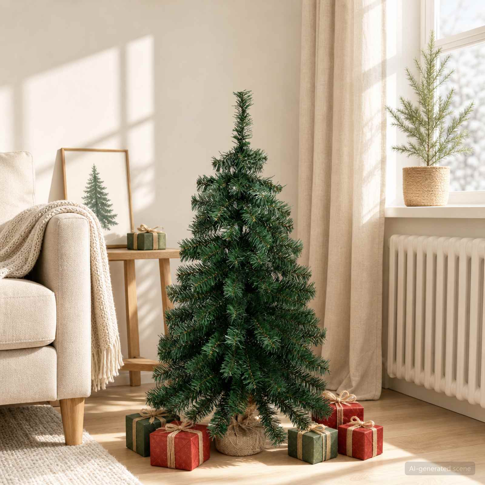Mini jõulupuu 90 cm PVC Roheline