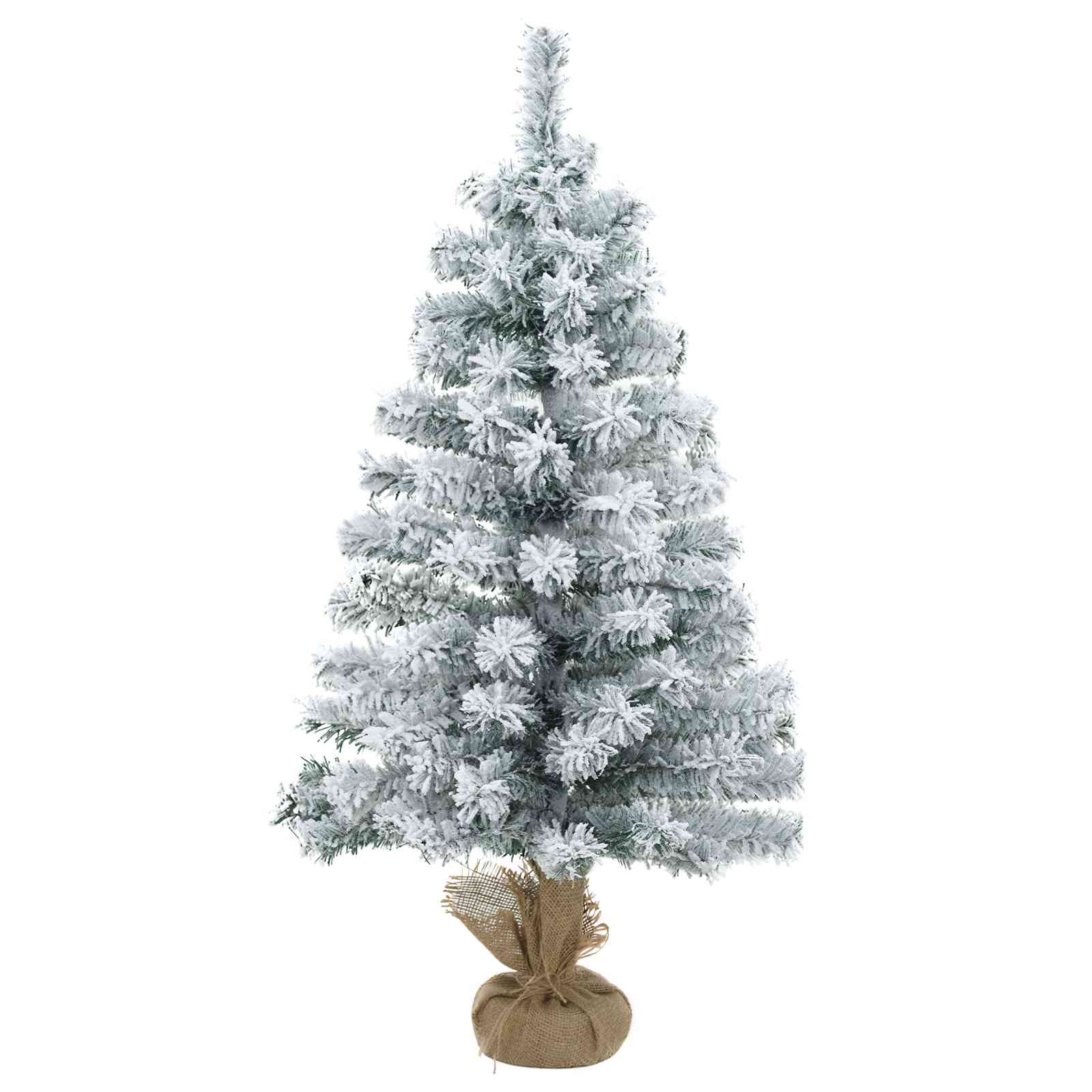Mini lumine jõulukuusk 90 cm PVC Roheline ja Valge