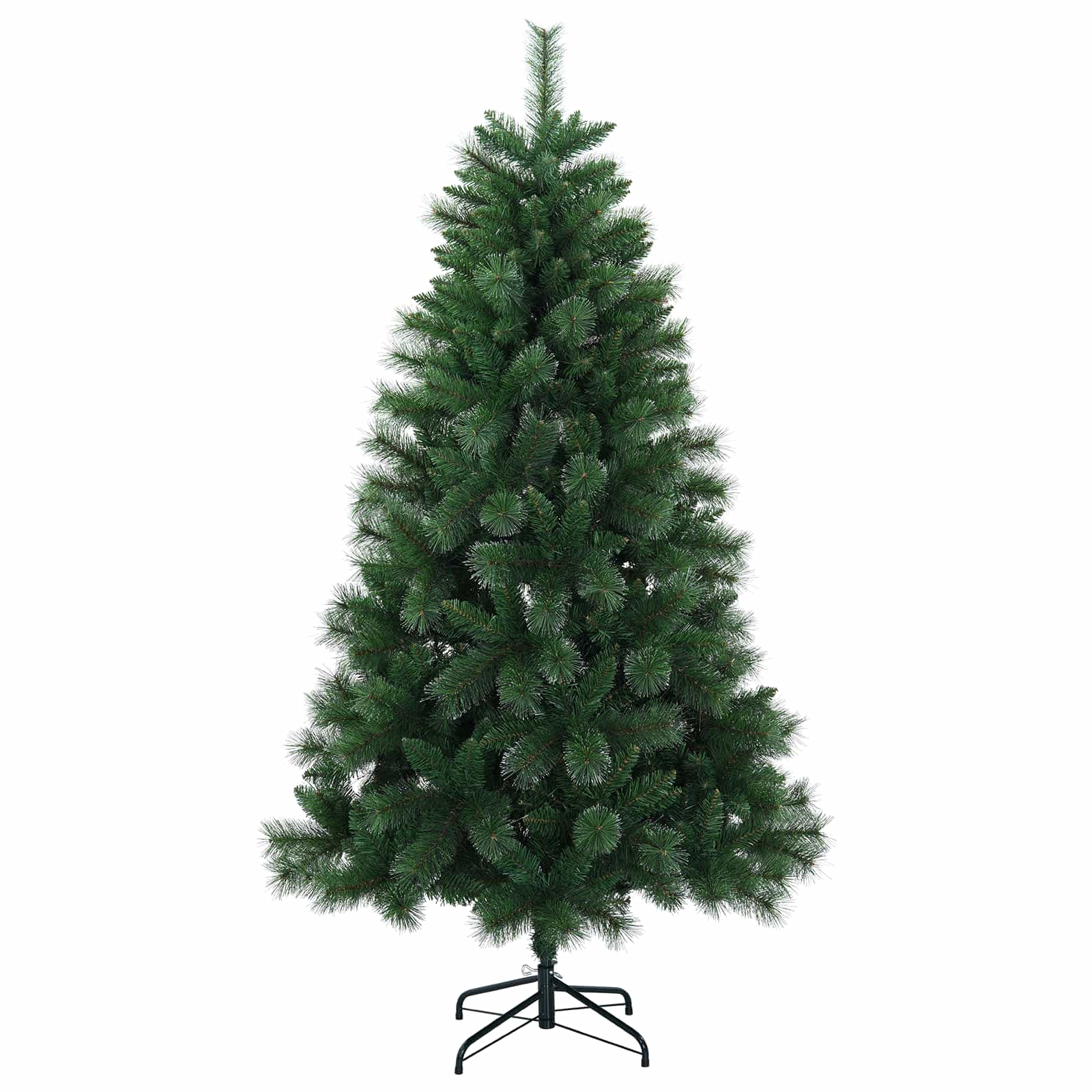 Tehisjõulupuu 210 cm PVC ja metall Roheline
