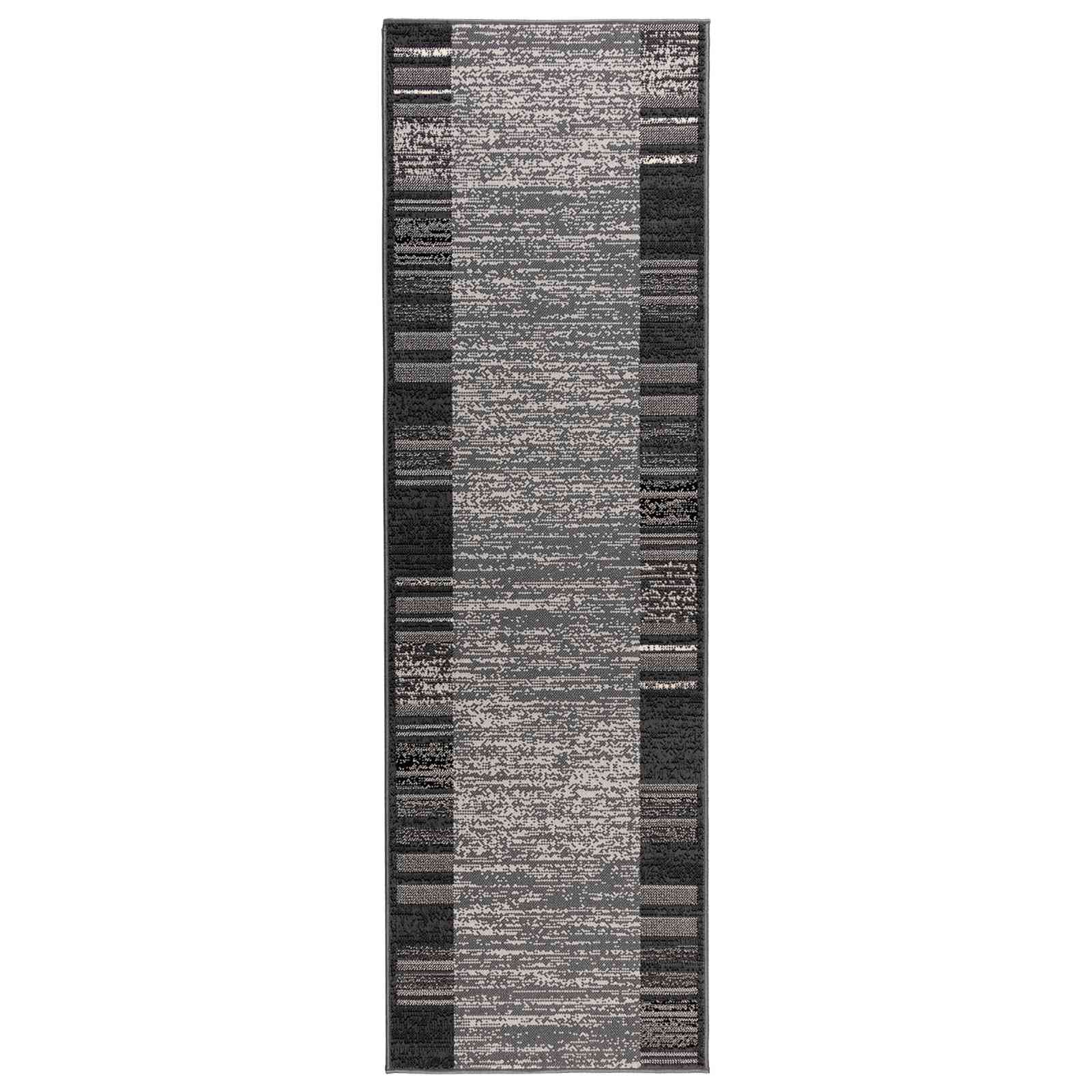 Jooksurug FLORNES Kootud Hall Triibud 67 x 250 cm PP 7 mm