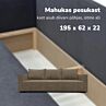 Klassikaline diivanvoodi pesukastiga LINE