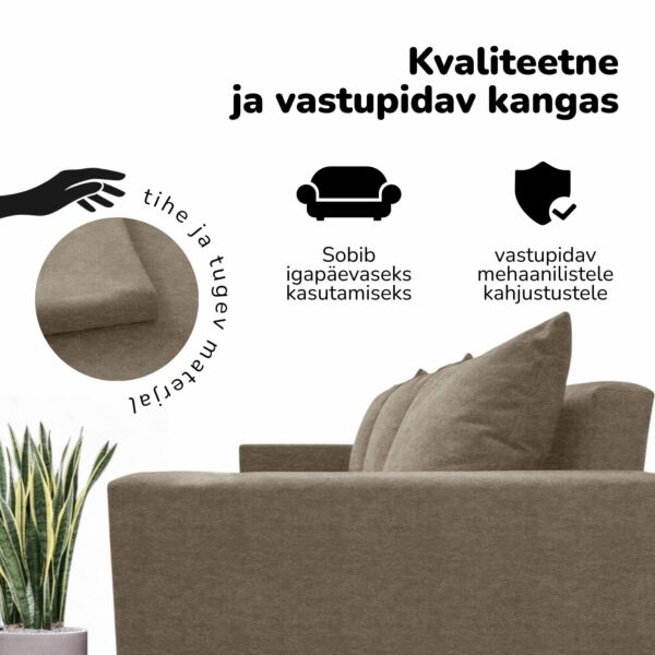 Klassikaline diivanvoodi pesukastiga X LINE