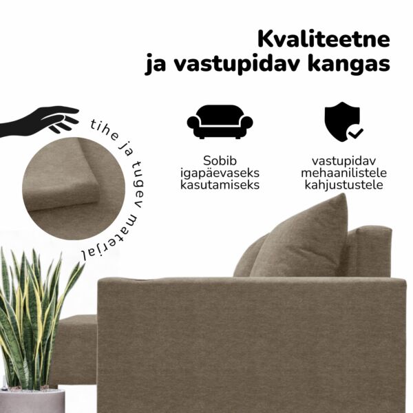 Klassikaline suur nurgadiivan XL STURIS
